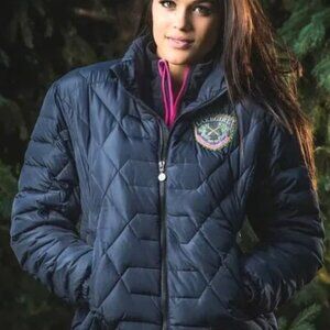 Lake Girl Womens Black Quilted puffer Jacket Size M